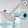 Nuodan Shower Head Extension Arm, Solid Stainless Steel Shower Pipe