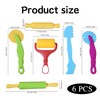 6-Piece Kneading Accessory Set with Robust Kneading Tools, Kneading Accessories