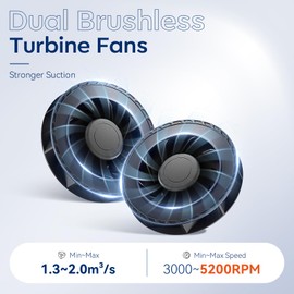 Makartt Nail Dust Collector: 60W Professional Nail Fan Dust Collector with Reusable Filter, 2 Powerful Suction, Adjustable Speed Nails Extractor Vacuum for Manicure Salon Home (Sylvie)