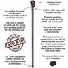 Asterom Skull Cane - Handmade - Skull Walking Stick |
