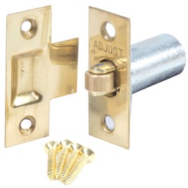 Adjustable Brass Roller Ball Door Catch | Internal Door Spring Mortice & Fixings