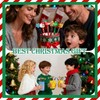 12 Pcs Christmas Pencils Bulk with Erasers, 12 Unique Xmas