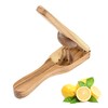 AeraVida Handmade Teak Wood Manual Lime Lemon Hand Juicer Squeezer
