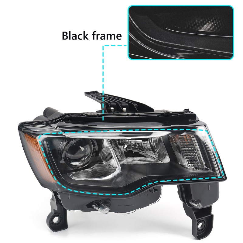 FIONE - For Jeep Grand Cherokee Headlight Assembly 2017 2018
