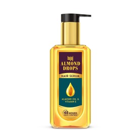  Ba.jaj Almond Drops Hair Serum 100 ml, Contains Almond Oil and Vitamin E Hair Serum For Dry Frizzy Hair, Nourishing Hair Serum