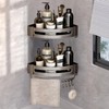 Xugoox Shower Caddy Corner Suction Cup, 2 Pack Powerful Suction