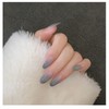 Press On Nails Long Coffin Bellarine Tapered full coverage glossy