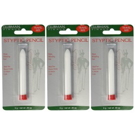 Clubman Pinaud Styptic Pencil Travel Size .33 oz (Pack of 3)