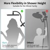 All Metal 10" Rain Showerhead with Handheld Spray Combo, Rainfall