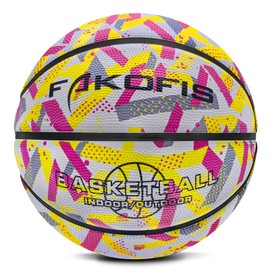 FAKOFIS Children's Basketball Size 3, Youth Basketballs Size 5, Size 7, Outdoor Indoor Street Basketball, Arena Training Adult Beginners Basketballs