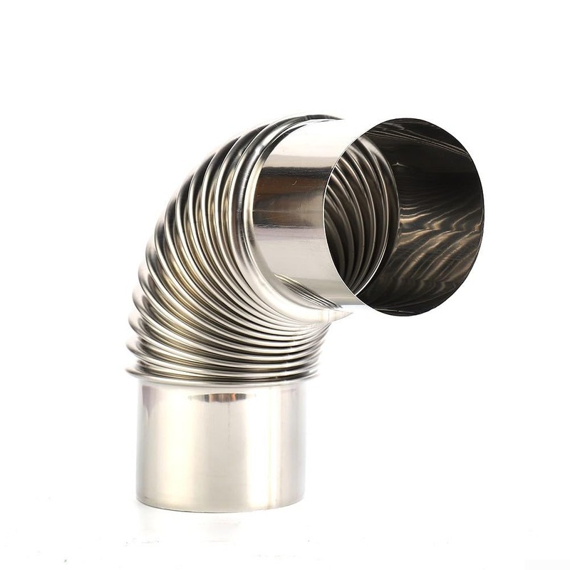 Stainless Steel 90 Degree Angle Chimney Liner, 90° Multi Flue