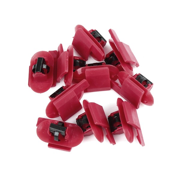 VekAuto 10pcs Plastic Rivet Bumper Fender Fastener Clips Retainer for