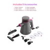 Schenley Portable Handheld Steam Cleaner, High-Pressure Design with Versatile Multi-Surface
