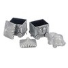 Baby Teeth Organizer Elephant Carriage Keepsake Box Metal Collection Container