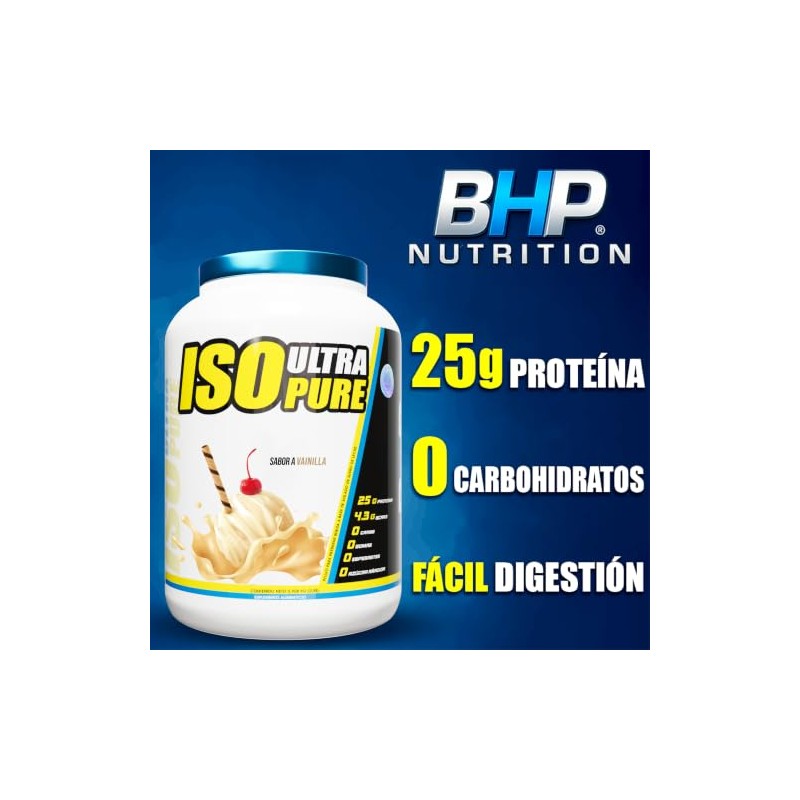 BHP Nutrition Protena ISO Ultra Pure 2lbs Whey Isolate Hidrolizada