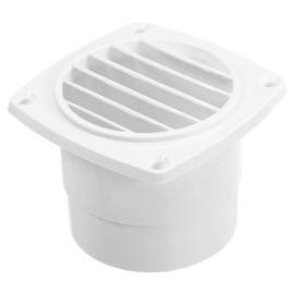 CHILDWEET Round Soffit Vent Cover Durable Weather Resistant Air Vent Grille for Rvs Trailers Apartments Flexible Louver for Efficient Airflow Bathrooms Kitchens Outdoor Spaces