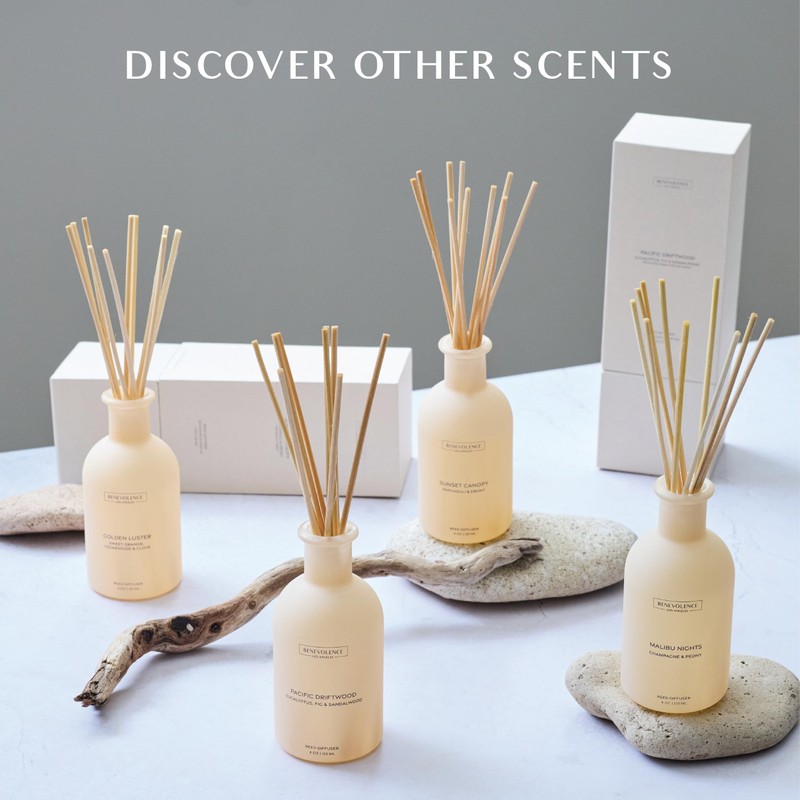 Benevolence LA Reed Diffuser - Orange, Cedarwood & Clove |