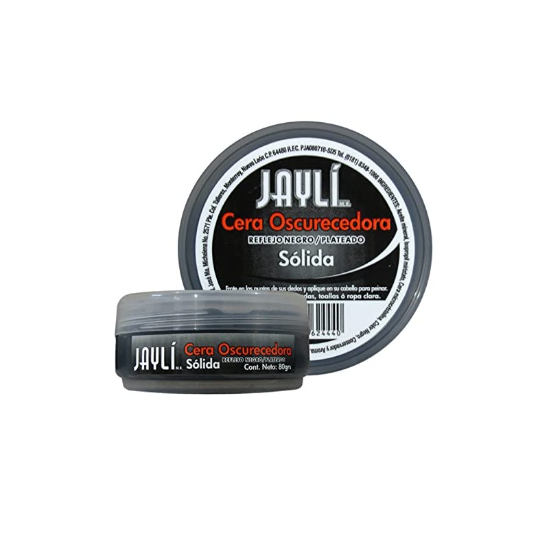 Cera Oscurecedora Solida Jayli, Cabello, Barba, Cubre Canas, Con Color