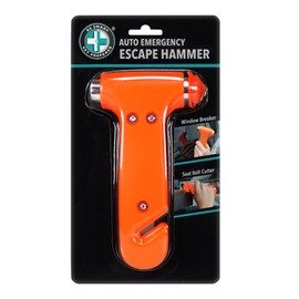 Be Smart Get Prepared 3 in 1 Auto Emergency Escape Hammer, Window Cutter, Seatbelt Cutter
