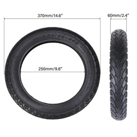 14 x 2.50 Bike Tire Inner Tube,14 Inch Electric Bike Replacement Tire with Angled Valve Stem Inner Tube Compatible with Electric Scooters, E-Bike Tire Tube and More