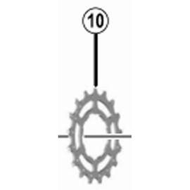 Shimano CS-5800 Y1PJ17200 Repair Parts 17T Gear C (For 12-25T)