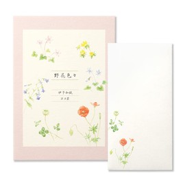 G.C.PRESS KAMIJISEN Wildflower Various Stationery / Envelope Set