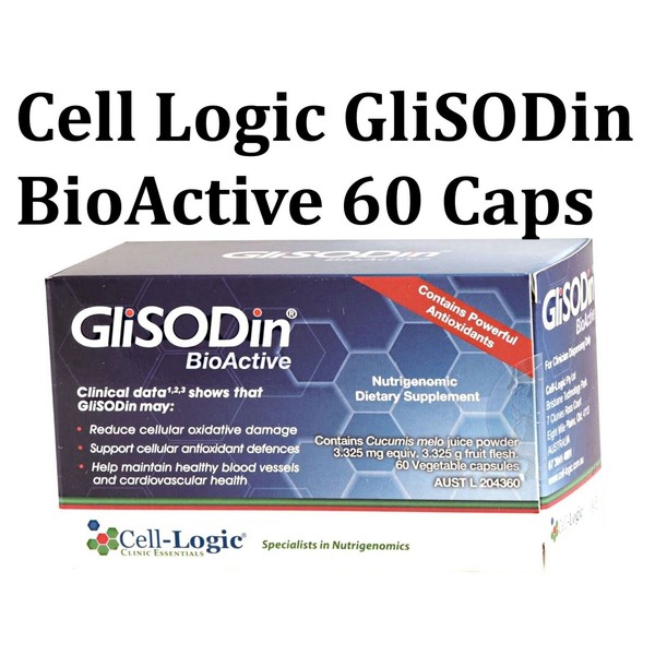 Cell Logic GliSODin BioActive 60 vege capsules (Nutrigenomic dietary supplement)