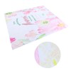 Summer Floral Pattern Shower Curtain with Hook Bathroom Curtain for
