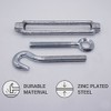 (Pack of 2 pcs) Turnbuckle Wire Tensioner M10, Adjustable Turnbuckles