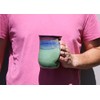 Clay in Motion Handwarmer Mug - Left Hand (Mossy Creek)