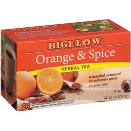 Bigelow Orange & Spice Herbal Tea - 20 tea bags
