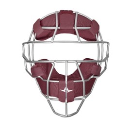 All-Star Adult S7 Fm4000 Hollow Steel Traditional Catchers Mask Maroon
