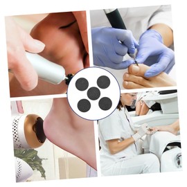 NOLITOY 10 Pcs Replacement Heads for Trimmer Dead Skin Callus Remover Foot Cleaning Tools Black