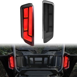 SAUTVS Tail Lights Assembly for Honda Talon 1000, LED Smoked Black Taillights Brake Stop Lights Tail Lamps for Honda Talon 1000X 1000R 1000X-4 2019-2024 Accessories (2PCS)