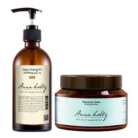 Anna Holtz Women Girls Redness Skin Absolute Elasticity Cream 420g 2 types set Sensitive wrinkle improvement functional cosmetics / 안나홀츠 여성 여자 홍조 스킨 압솔루트 탄력 크림 420g 2종 세트 민감성 주름개선 기능성 화장품