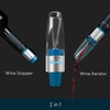 KITCHENDAO 2-in-1 Wine Aerator Pourer and Stopper and 3 in