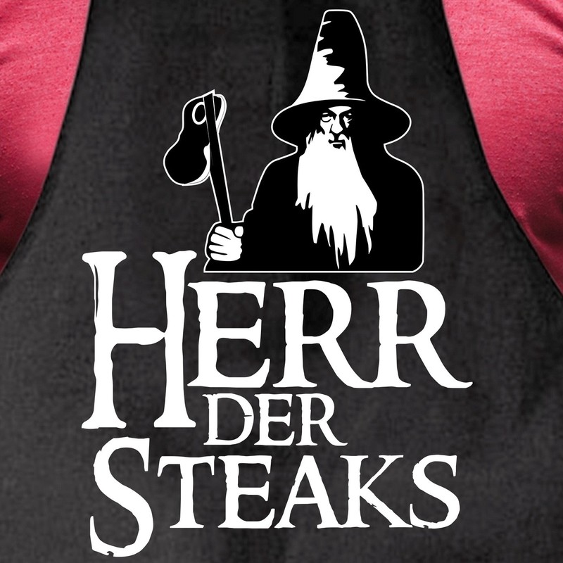 Shirtoo Barbecue Apron Lord of the Steaks Funny Gift for