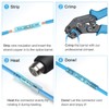 TICONN 400PCS Heat Shrink Butt Wire Connector Kit, Insulated Waterproof