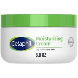 Cetaphil Face & Body Moisturizer, Hydrating Moisturizing Cream for Dry to Very Dry, Sensitive Skin, NEW 8.8 oz, Fragrance Free, Non-Comedogenic, Non-Greasy (Packaging May Vary) | Cetaphil