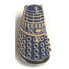 Metal Enamel Pin Badge Doctor Dr. Who Dalek Blue