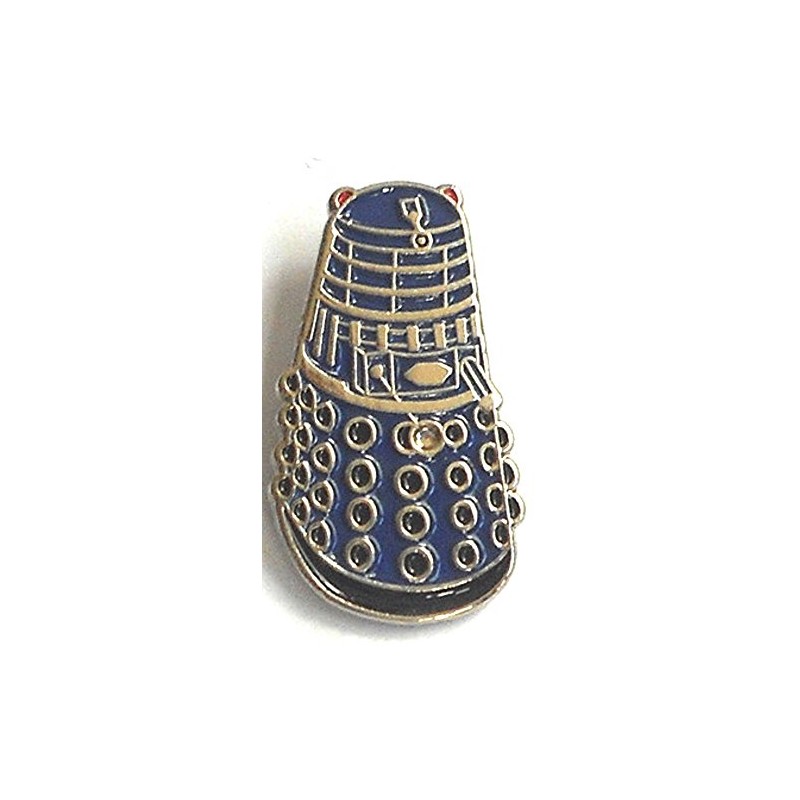 Metal Enamel Pin Badge Doctor Dr. Who Dalek Blue