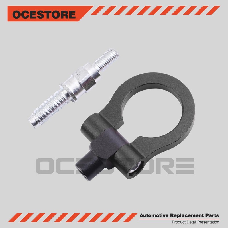 OCESTORE Track Racing Style Tow Hook Towing Eye CNC Aluminum