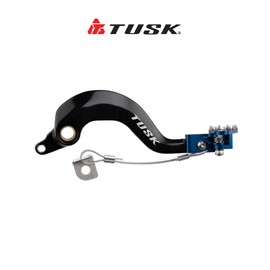 Tusk Aluminum Brake Pedal Blue Tip Compatible with Yamaha YZ450F 2006-2009/WR450F 2007-2011