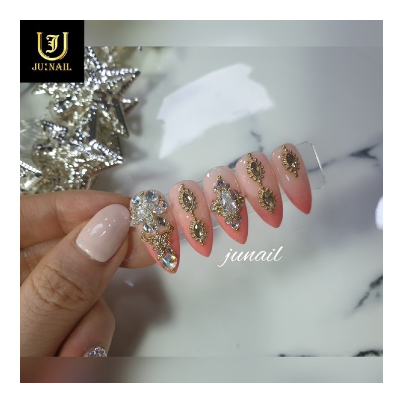 ❣High quality Winter peach nail tip - Long nose pin
