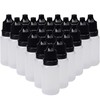 kuou 100 Pcs Squeezable Dropper Bottles, Translucent Plastic Eye Liquid