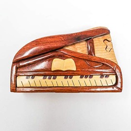 Piano Wood Puzzle Box