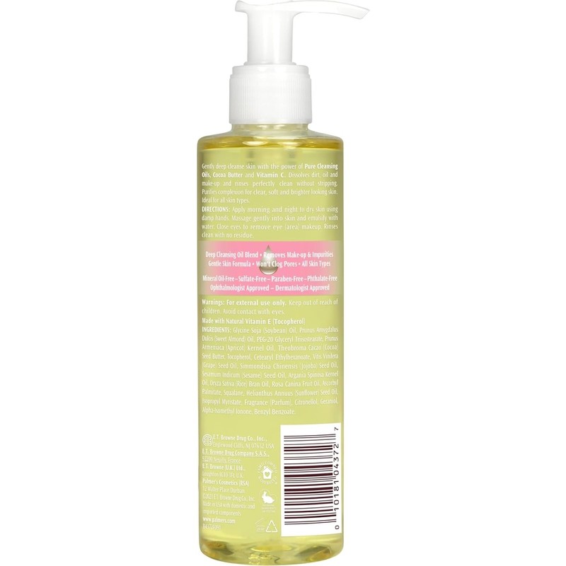 PALMER'S Palmers Skin Therapy Facial Cleansing Oil 190ml