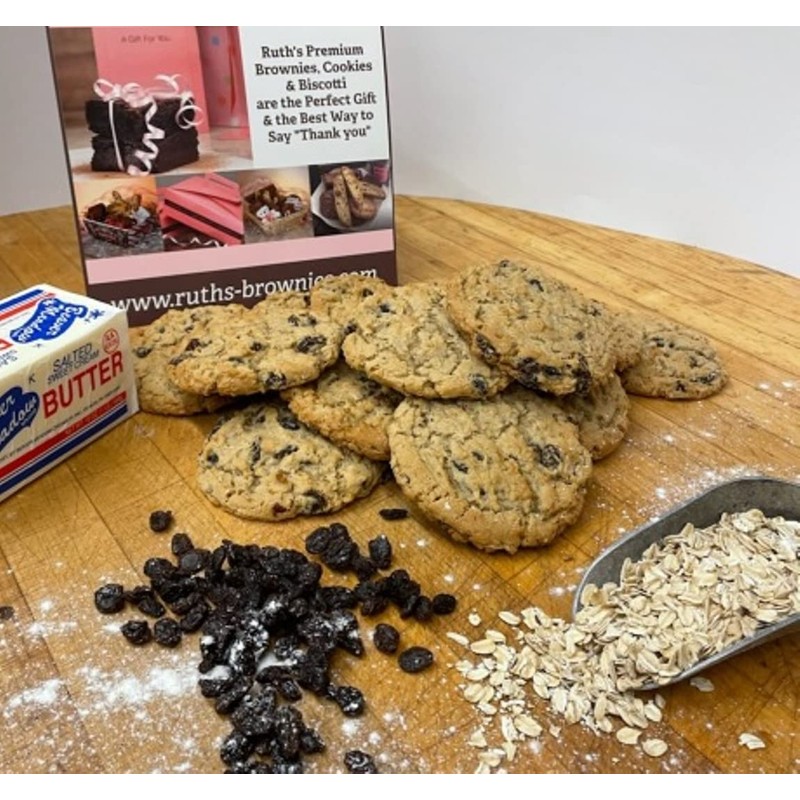 Ruth’s Oatmeal Raisin Cookies 1/2 Dozen – Gourmet Baked Treats