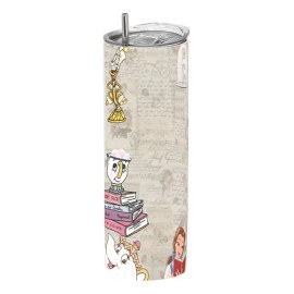Termo Skinny Café 20 Oz - Bella Bestia Beauty Beast #49