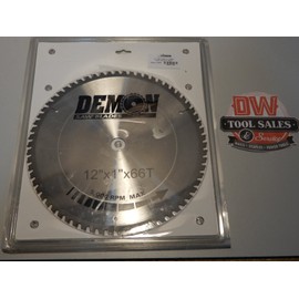 Superior Steel 30066 12 Inch X 66 Teeth X 1 Inch Arbor Metal Ferrous Cutting Carbide Tipped Saw Blade